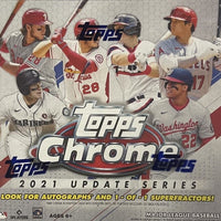 2021 Topps Chrome Update Baseball Factory Sealed 40 Card Mega Box Possible Autographs and Superfractors