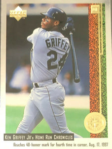 Ken Griffey 1997 Upper Deck Home Run Chronicles Series Mint Card #40