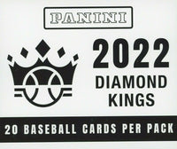 2022 DIAMOND KINGS Baseball 16 Pack BOX of Hanger Packs Including One Exclusive Blue Frame and One Exclusive Artist Proof Parallel Per Pack!
