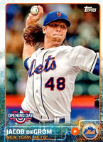 Jacob deGrom 2015 Topps OPENING DAY Baseball Series Mint Card #106
