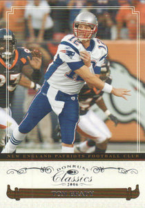 2006 Donruss Classics Football Series Complete Basic Set with Brett Favre, Peyton Manning and Tom Brady plus