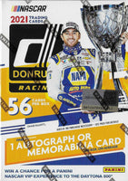 2021 Donruss Series NASCAR Blaster Box with 1 Autograph or Memorabilia Card plus Chance at Retail EXCLUSIVE CHECKERS
