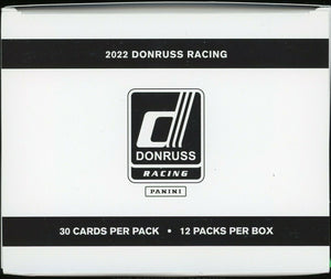 2022 Donruss Series NASCAR HUGE Cello Box (360 Cards) with 12 EXCLUSIVE Carolina Blue Optic Parallels