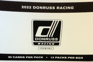 2022 Donruss Series NASCAR HUGE Cello Box (360 Cards) with 12 EXCLUSIVE Carolina Blue Optic Parallels