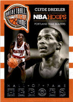 Clyde Drexler 2013 2014  Panini Hoops Hall of Fame Heroes Series Mint Card #4
