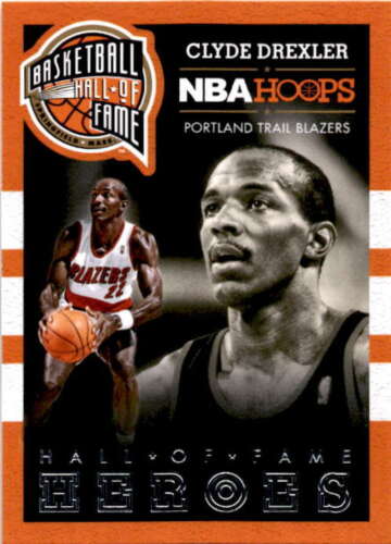 Clyde Drexler 2013 2014  Panini Hoops Hall of Fame Heroes Series Mint Card #4