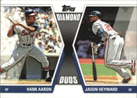 2011 Topps Diamond Duos Series #2 Insert Set with Stars and HOFers
