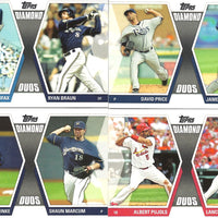 2011 Topps Diamond Duos Series #3 Insert Set with Stars and HOFers