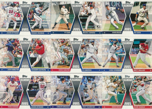 2011 Topps Diamond Duos Series #1 Insert Set with Stars and HOFers