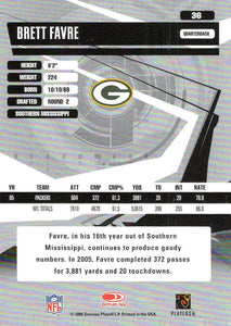 2006 Donruss Elite Football Series Complete Basic Set with Brett Favre, Peyton Manning and Tom Brady plus