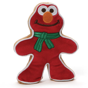 GUND Elmo Sesame Street Gingerbread Pal Christmas Ornament Plush Toy