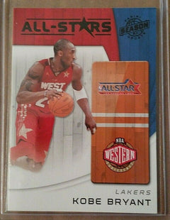 Kobe Bryant 2010 2011 Panini Season Update Basketball Series Mint Card #193  Showing This Los Angeles Lakers Star in His Red All Star Jersey
