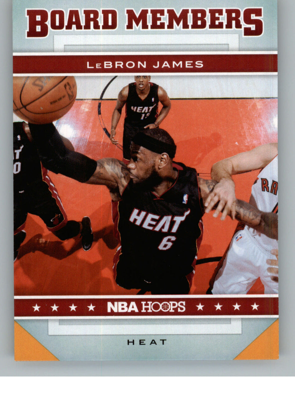 LeBron James 2012-13 Hoops Board Members Basketball Series Mint Card #18