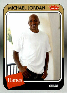 Michael Jordan 2019 Fleer Hanes Basketball Series Mint Card #MJ-16