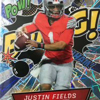 Justin Fields 2021 Wild Card Alumination Comix Holo-Lux Rookie Card #AC-3 ONLY 9 MADE
