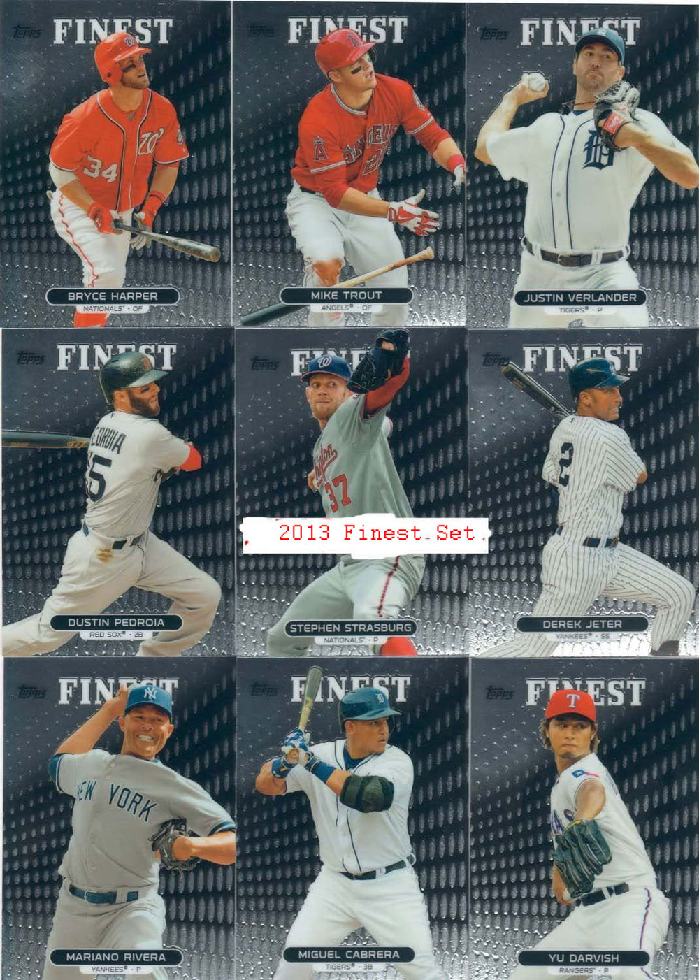 Tampa Bay Rays / Complete 2013 Topps Baseball Team Set including
