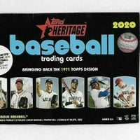 2020 Topps Heritage Baseball Complete Mint 400 Card Basic Set in Classic 1971 Design