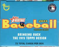 2022 Topps HERITAGE Baseball Series Factory Sealed Blaster Box
