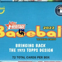 2022 Topps HERITAGE Baseball Series Factory Sealed Blaster Box