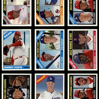 2015 Topps Heritage Baseball Series Complete Mint Basic 425 Card Set in 1966 Design