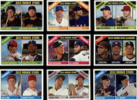 2015 Topps Heritage Baseball Series Complete Mint Basic 425 Card Set in 1966 Design
