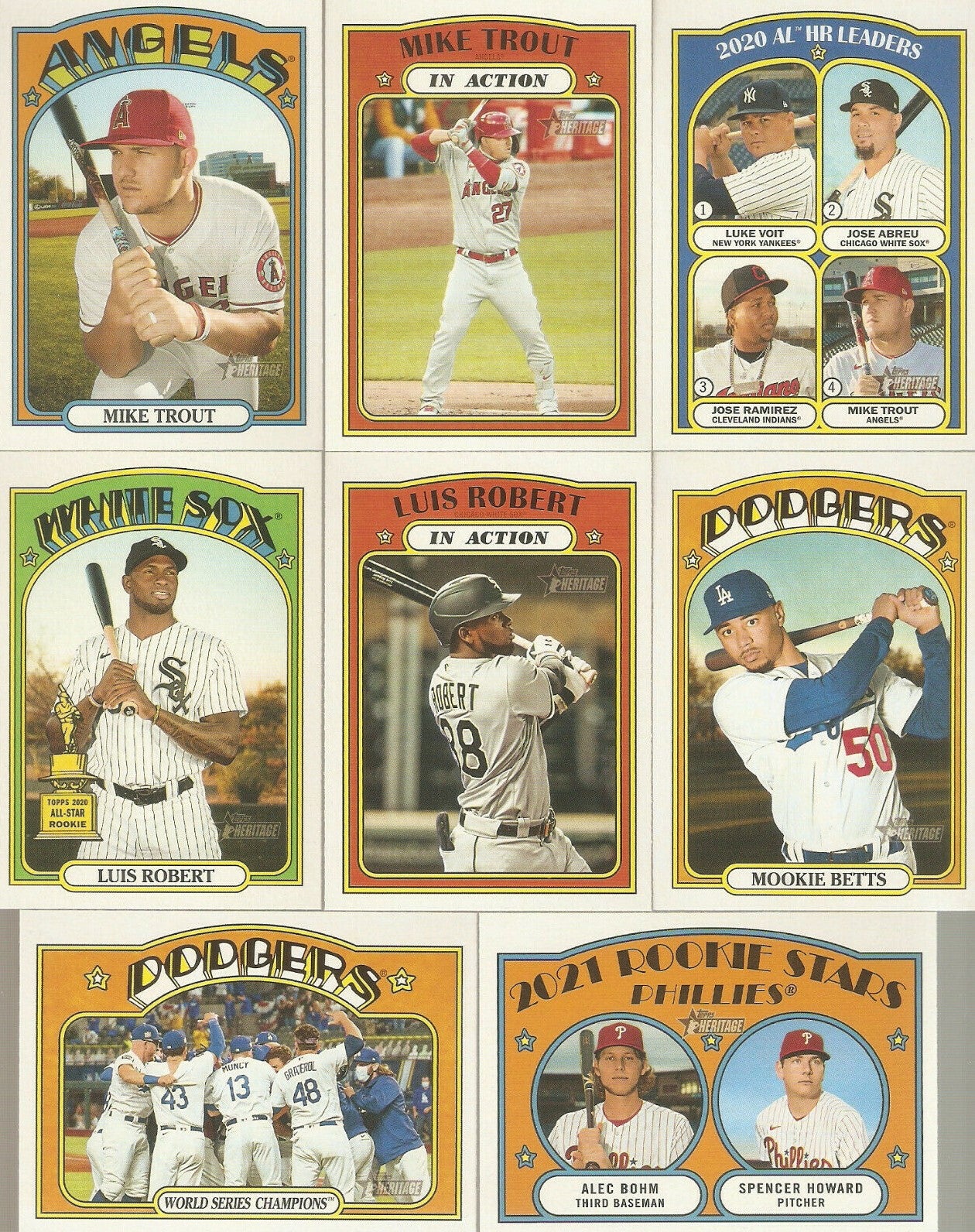 Vintage Chicago White Sox Baseball Card Team Set Your 