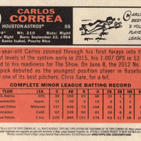 2015 Topps Heritage High Number Series 200 Card Set with Carlos Correa Rookie Plus