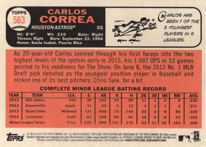 2015 Topps Heritage High Number Series 200 Card Set with Carlos Correa Rookie Plus