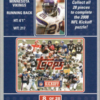 Adrian Peterson 2008 Topps Kickoff Puzzle Series Mint Card #8
