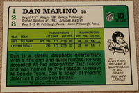 Dan Marino 2010 Topps Football 1984 Rookie Reprint Series Mint Card #123

