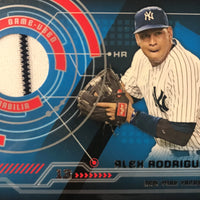 Alex Rodriguez 2014 Topps Game Used Jersey Card (White with Stripe)