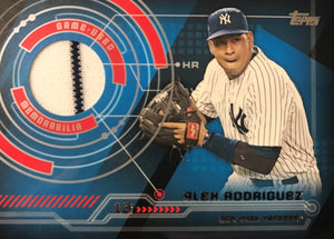 Alex Rodriguez 2014 Topps Game Used Jersey Card (White with Stripe)