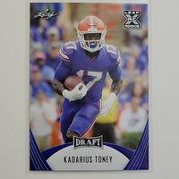 Kadarius Toney 2021 Leaf Draft BLUE Rookie Card #36