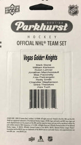 Vegas Golden Knights 2021 2022 Upper Deck PARKHURST Factory Sealed Team Set  2023 NHL Champions!