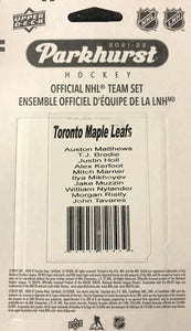 Toronto Maple Leafs 2021 2022 Upper Deck PARKHURST Factory Sealed Team Set
