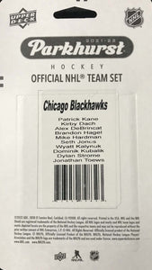 Chicago Blackhawks 2021 2022 Upper Deck PARKHURST Factory Sealed Team Set