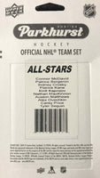2021 2022 Upper Deck PARKHURST All-Stars Factory Sealed Team Set Featuring Crosby, Ovechkin, Kaprizov, McDavid and Matthews Plus
