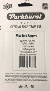 New York Rangers 2021 2022 Upper Deck PARKHURST Factory Sealed Team Set with Rookie Cards Plus