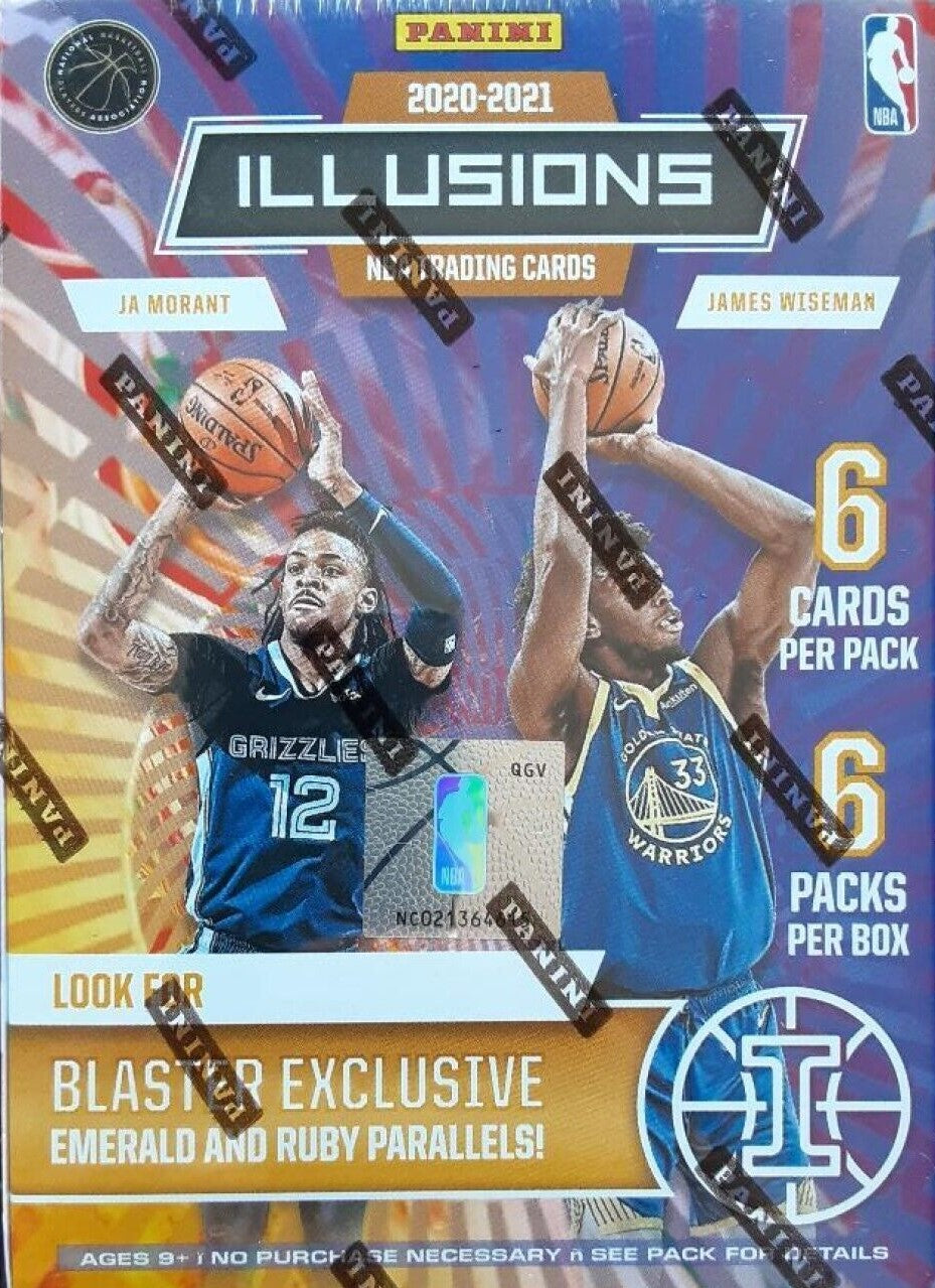 2022 Panini Illusions Football Blaster Box - 6 Packs and 36 Cards per Box