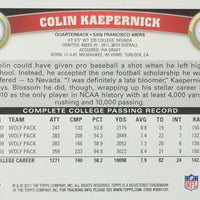 Colin Kaepernick 2011 Topps Series Mint Rookie Card #413