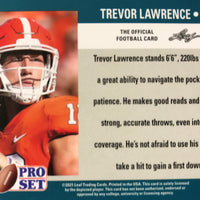 Trevor Lawrence 2021 Pro Set DRAFT DAY Short Printed Mint Rookie Card #PSDD1 Jacksonville Jaguars RARE Variation only 909 made