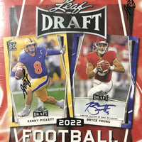 2022 2023 Leaf NFL Football Draft Picks HOBBY Blaster Box Complete 10 Card Set and 2 GUARANTEED AUTOGRAPHS
