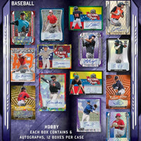 2021 Leaf METAL DRAFT Baseball Hobby Edition JUMBO Factory Sealed Box with 9 AUTOGRAPHED Cards Per