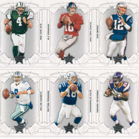 2008 Leaf Rookies and Stars Football Set with Brett Favre, Peyton Manning and Tom Brady PLUS