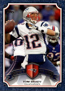 2013 Topps Football Legends in the Making Insert Set with Peyton Manning and Tom Brady Plus
