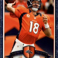2013 Topps Football Legends in the Making Insert Set with Peyton Manning and Tom Brady Plus