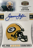 James Lofton 2011 Panini Gridiron Gear AUTOGRAPHED Mint Card #49 SERIAL #1/30 MADE!
