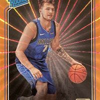Luka Doncic 2018 2019 Donruss Orange Laser RARE Rated Rookie Series Mint Rookie Card #177