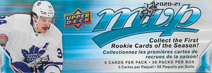 2020 2021 Upper Deck MVP Hockey 36 Pack Retail Box