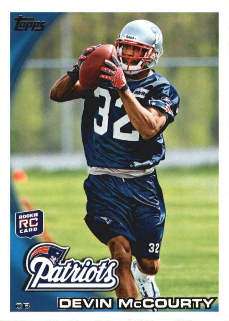 Devin McCourty 2010 Topps Football Mint Rookie Card #295